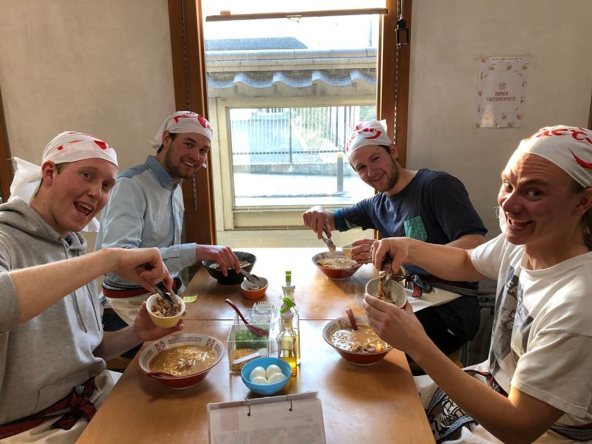 Kyoto: Ramen Cooking Class at a Ramen Factory with Souvenir - Kneading dough into fresh noodles