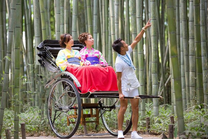 Kyoto Sagano Insider: Rickshaw and Walking Tour - The bamboo forest by private rickshaw
