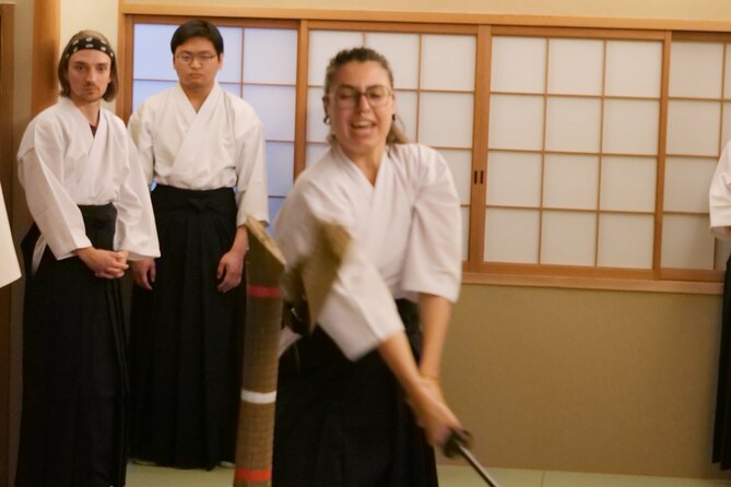 Kyoto Samurai Discovery Samurai Sword Test Cutting Training - The Samurai Bar and the shop visit