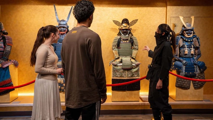 Kyoto: Samurai Ninja Museum guided tour - The museum displays: armor, swords, and ninja tools