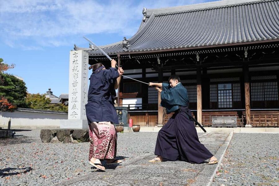 Kyoto : Samurai Sword Experience at Myokaku-ji Temple - Who will enjoy this most?