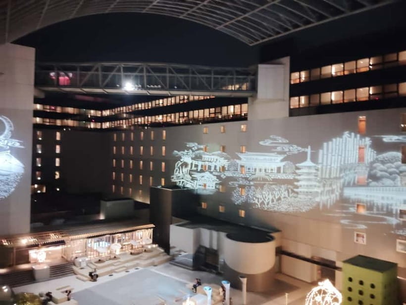 Kyoto: Station and Tower Night Tour with Light Show - What you see from the observation deck