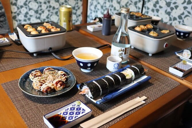 Kyoto Sushi & Takoyaki Cooking Class near Gion and Kiyomizu-dera! - What the $96.19 price covers