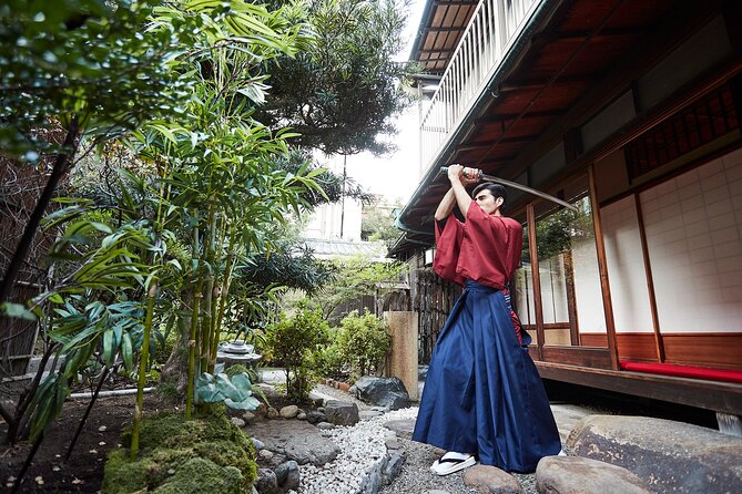 Kyoto Sword Experience - includes Museum Ticket/Ninja Experience - Sword practice without the sharp-blade confusion