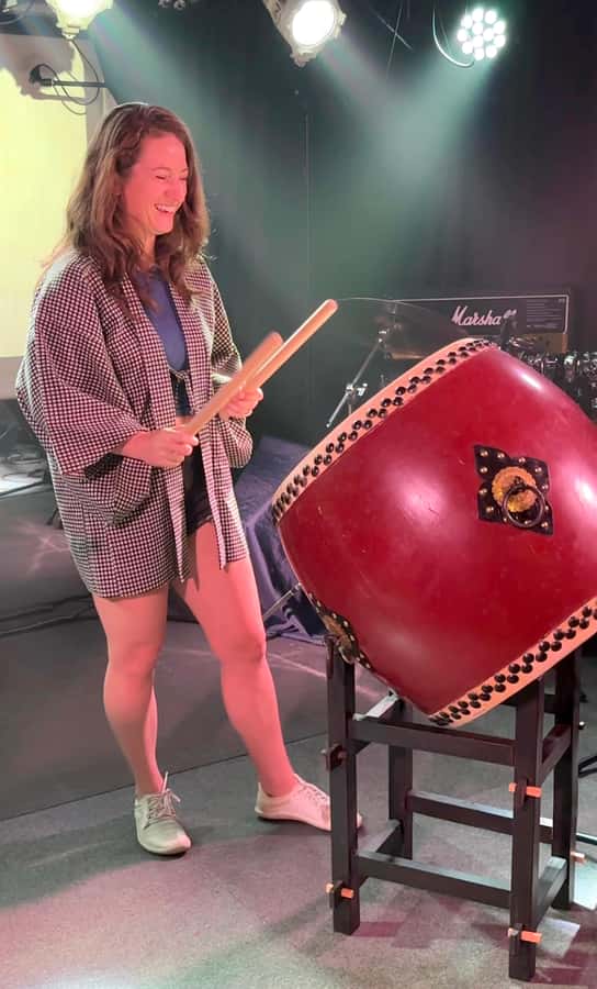 Kyoto: Taiko Drum Workshop - Getting your first strikes right