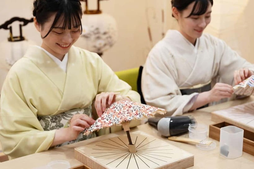 Kyoto: Traditional Mini Umbrella Making Workshop - What happens during the 90 minutes