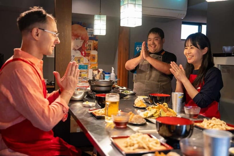 Kyoto Udon & Tempura Cooking Class with Professional Chefs - Key points to know