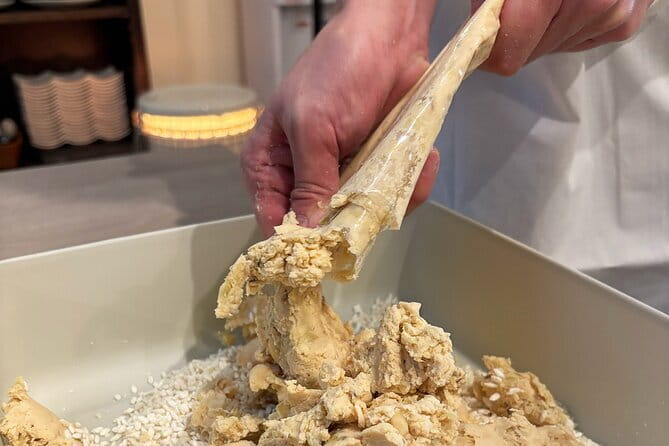 Kyoto: White Miso Cooking Class & Fermented Food Course Lunch - Making white miso from scratch