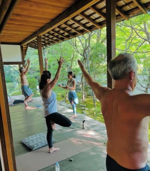 Kyoto: Zen and Yoga Experience at Myoshinji Temple - Yoga with the temple garden in view
