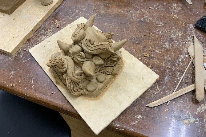 Let's make only one original onigawara in the world - Firing, curing, and sending your oni home