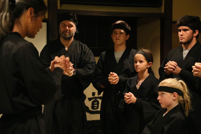 Ninja 2-hour Hands-on Lesson by Japanese master in Kyoto -Medium - Sword training and the first weapons