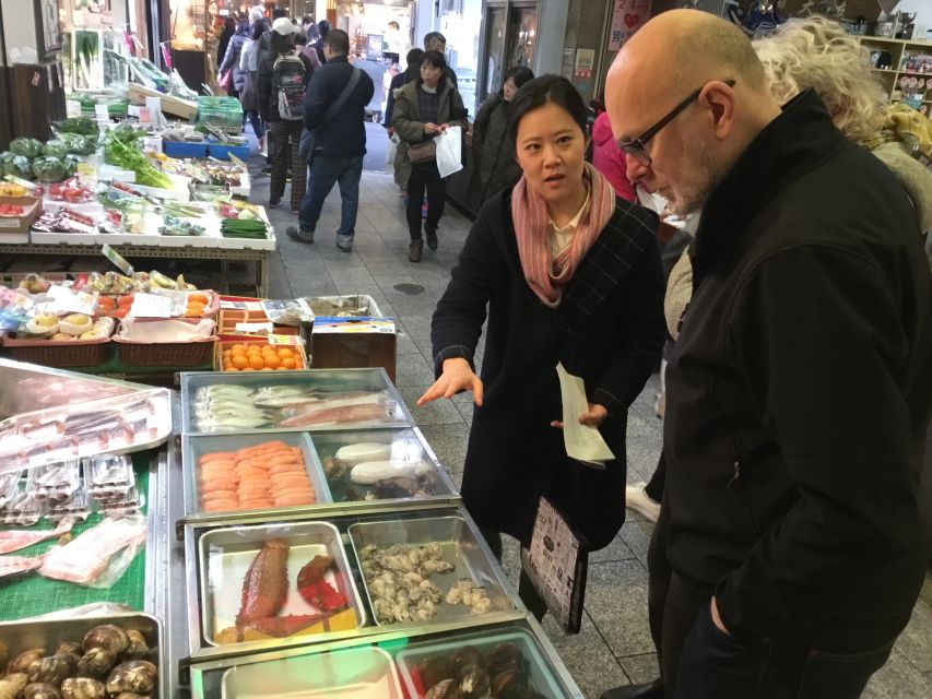 Nishiki Market Food Tour with Cooking Class - What You Taste Along the Market Walk
