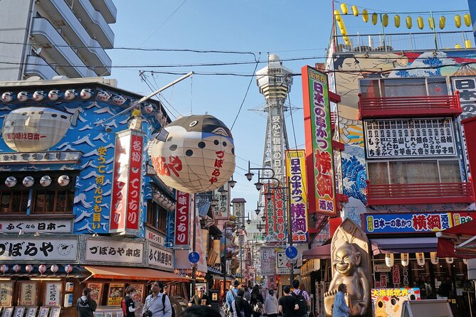 Osaka & Nara in 1-Day by Private Van with Local Expert Guide - Tsutenkaku and Osaka street food