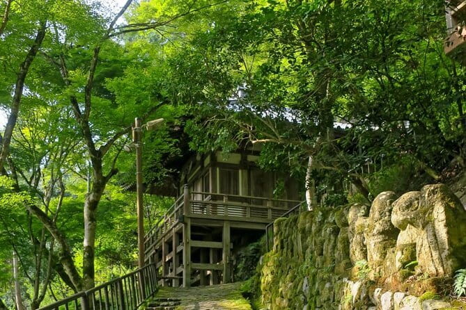 Otagi Nenbutsu Temple and Arashiyama Bamboo Forest Tour - Walking through the statues at Otagi