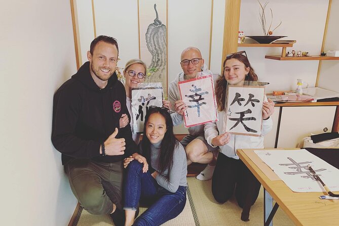 Private Japanese Calligraphy in Kyoto – Learn Shodō with a Master - What happens during the one-hour lesson
