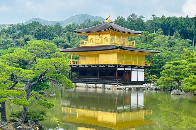 Private Kyoto Customizable Tour With Guide and Luxury vehicle - Kinkakuji: the Golden Pavilion beside its pond