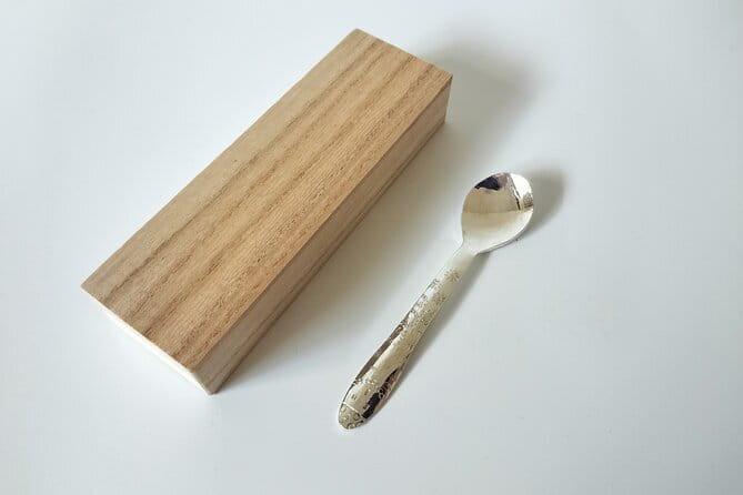 Pure Silver Spoon Making Workshop in Kyoto - Filing, burnishing, and the final polish