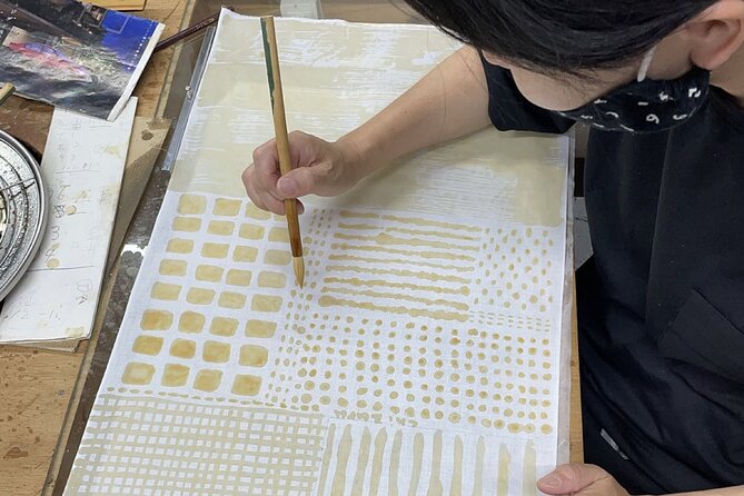 Roketsu dyeing experience: M course Roketsu Dyeing Experience - Working With the Owner and Yoko