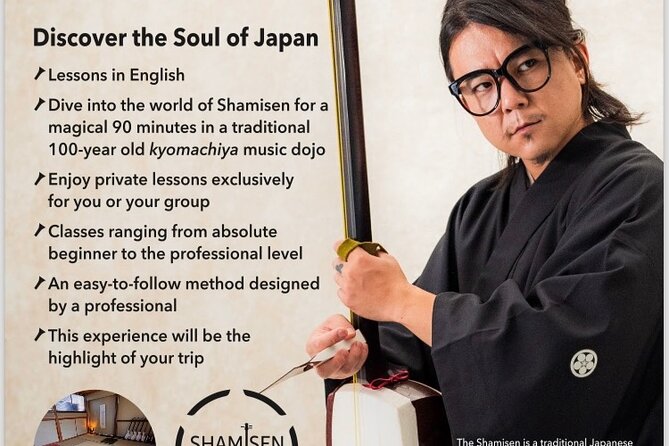 Shamisen Experience in Kyoto 【Private】 - What the $99.10 Price Really Buys