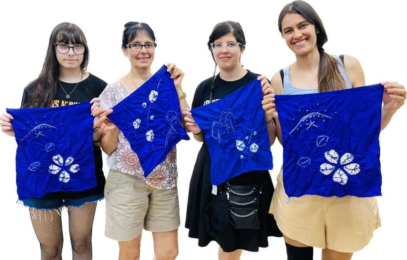 Shibori Fukusa Course at Kyoto Shibori Museum - What the shibori stand adds