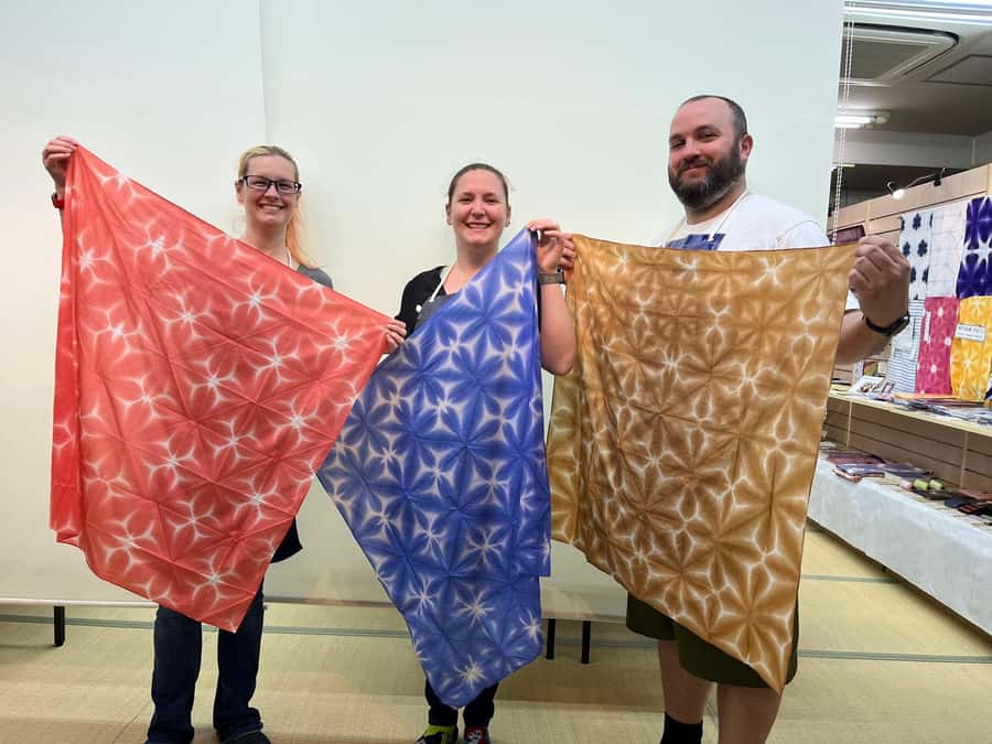Shibori Furoshiki Course at Kyoto Shibori Museum - What happens during the one-hour class