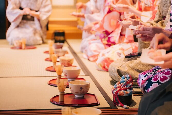Tea Ceremony with Kimono and Professional Photoshoot in Kyoto - Choosing a kimono at Nishiki Orizuruya